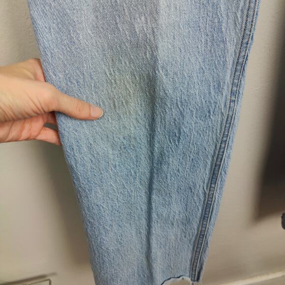 Abercrombie & Fitch‎ The Baggy Low Rise Jeans Womens 25 0R Light Wash Y2K 90s - Picture 5 of 9